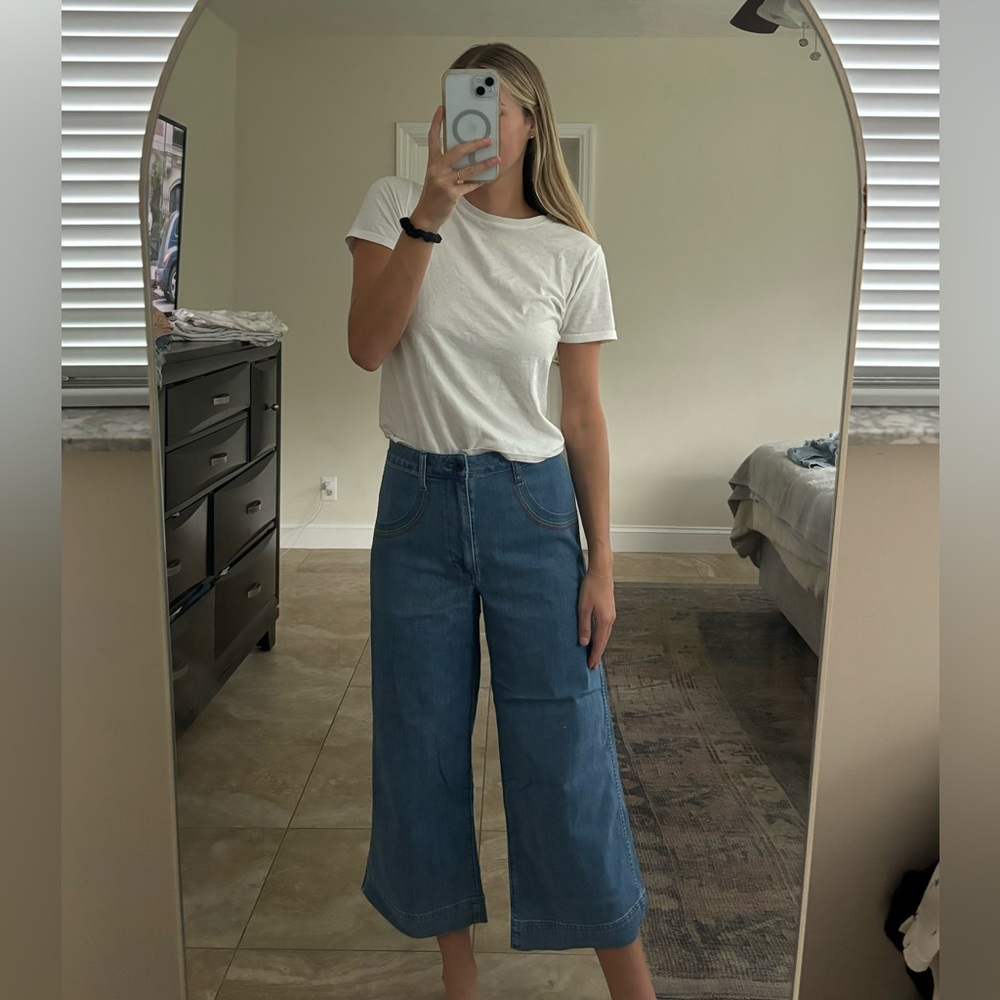 Madewell wide leg jeans